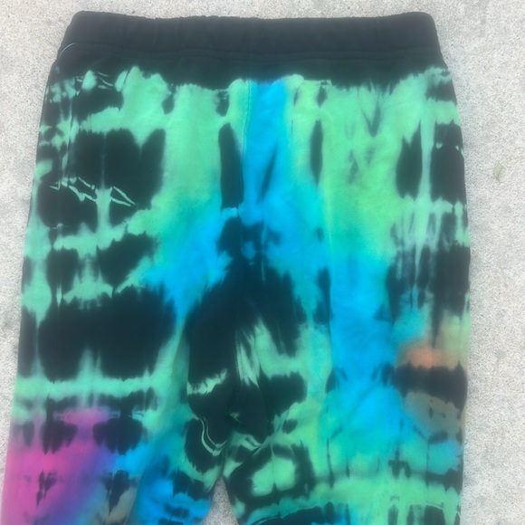 Cotton Citizen Tie Dye Zip Leg Cotton Joggers Women's Size S - Picture 6 of 11